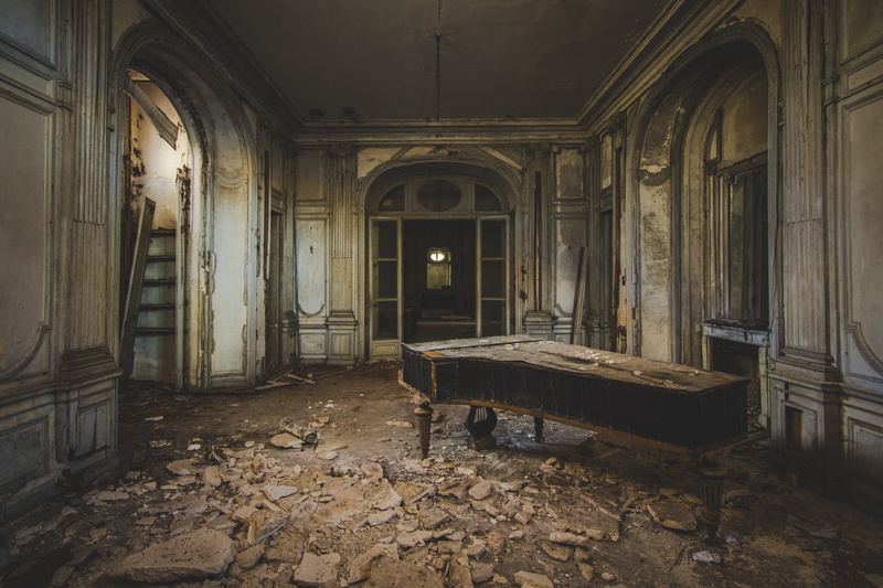 door, piano, mess, 1080P, hall, refused
