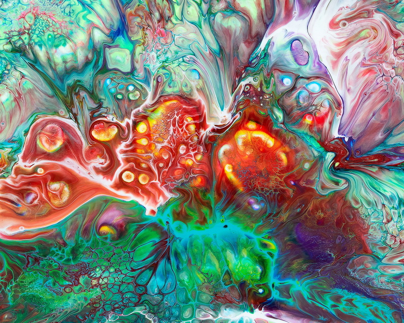 paint, magnification, colorful, pattern, close-up, abstract, ink, water, full frame, indoors, psychedelic, stains, chaos, motion, art and craft, creativity