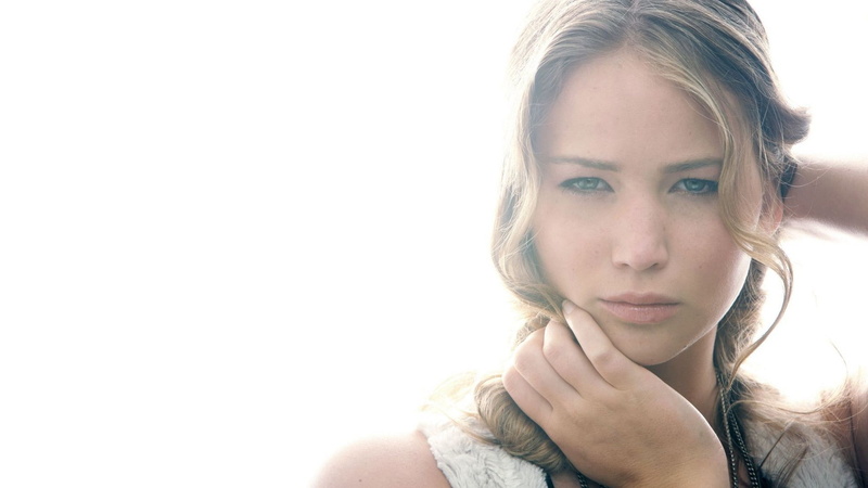 actress, hairstyle, beautiful woman, headshot, beauty, copy space, women, leisure activity, front view, face, one person, Jennifer Lawrence, portrait, 1080P