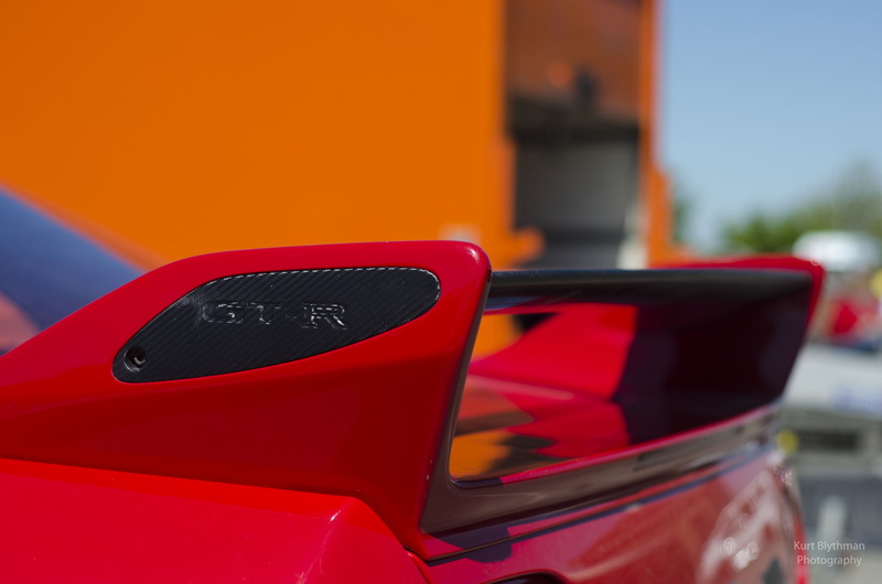 luxury, 4K, no people, orange color, sign, glass - material, Nissan Skyline R32, yellow, red, city, land vehicle, close-up, multi colored, focus on foreground