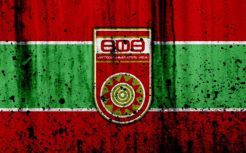 FC Ufa, Soccer, Logo, 4K, Emblem
