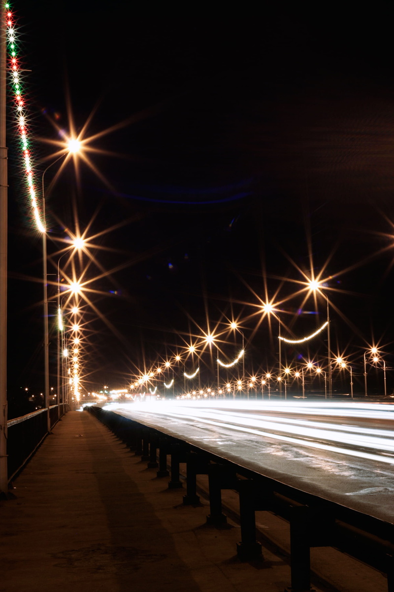 russia, transportation, road, direction, no people, architecture, twilight, motion, dusk, cityscape, long exposure, ufa, park, light, way, background, lighting equipment