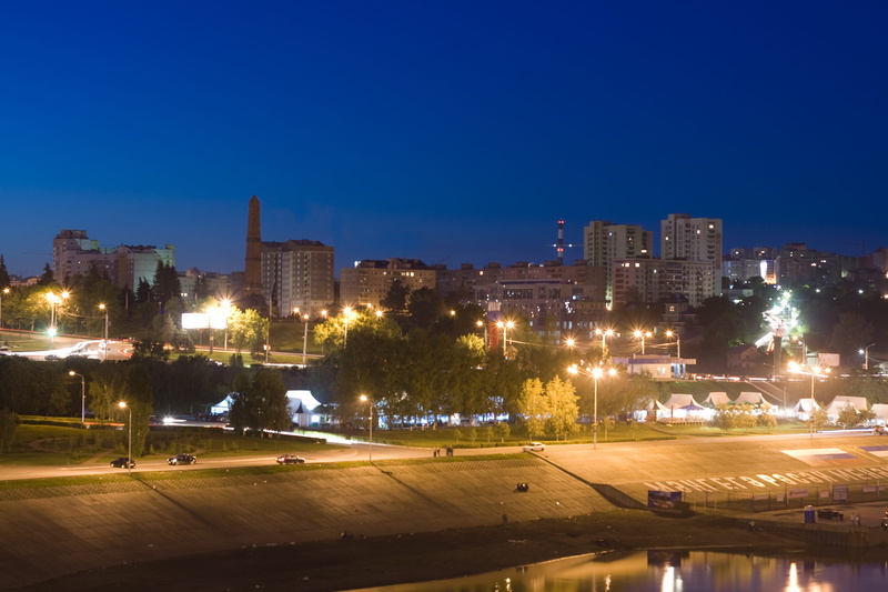 building exterior, no people, dusk, street, blue, illuminated, 2K, city life, night, residential district, office building exterior, architecture, city