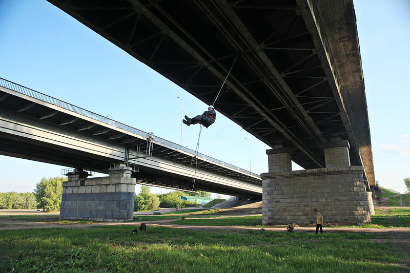 bridge, adrenalin, grass, rail transportation, extreme, field, overpass, bridge - man made structure, outdoors, nature, exercise, 720P, built structure
