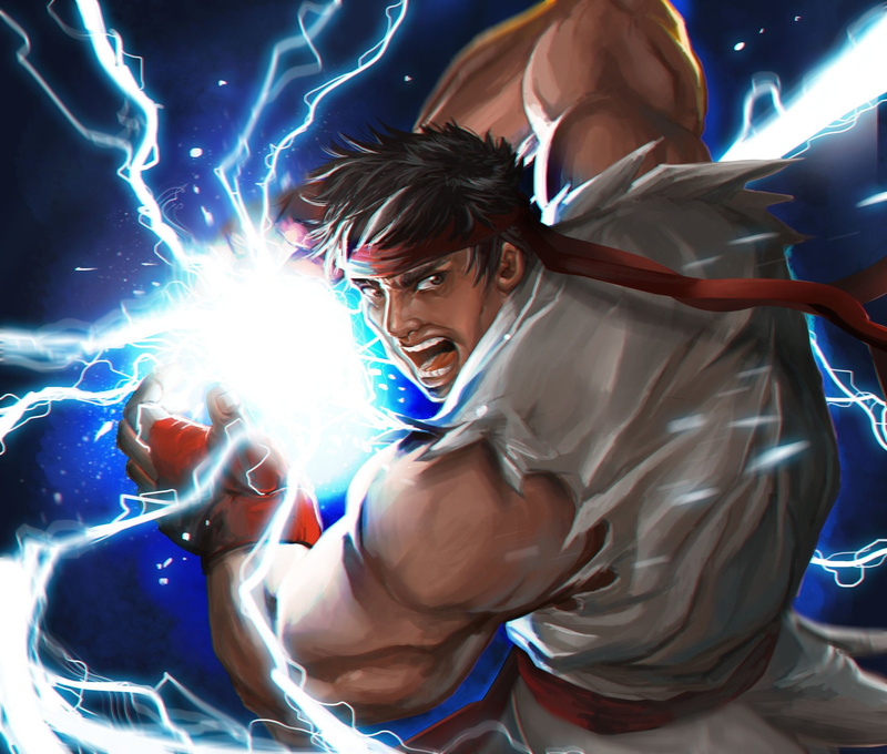 holding, night, glowing, emotion, Ryu (Street Fighter), light, light - natural phenomenon, long exposure, lifestyles, illuminated, motion, one person, 1080P