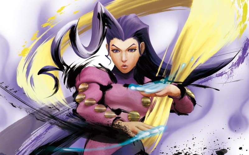 video, x, Street Fighter IV, fighter, street, rose, 720P, art, Rose (Street Fighter), hd, iv, games