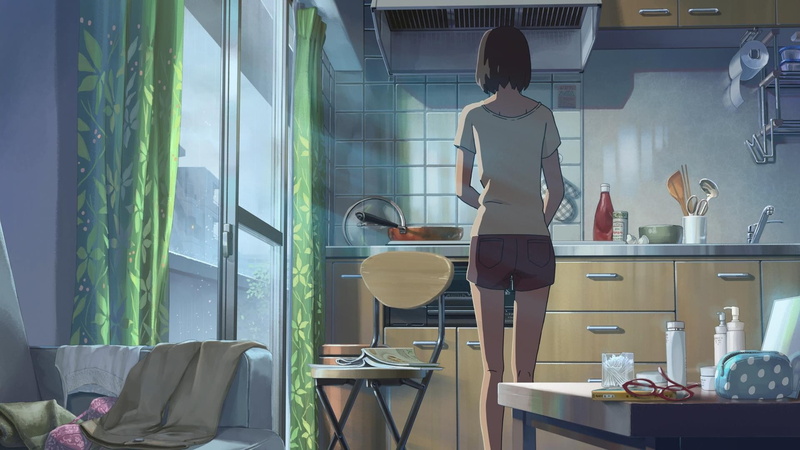 Makoto Shinkai, anime, 1080P, The Garden of Words