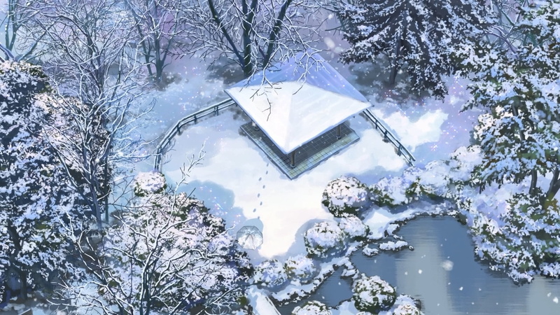 1080P, Makoto Shinkai, The Garden of Words, snow