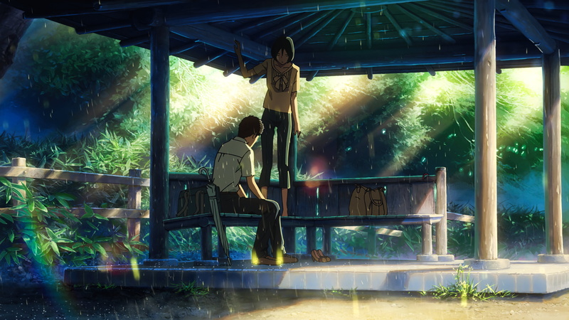 8K, The Garden Of Words, Movie