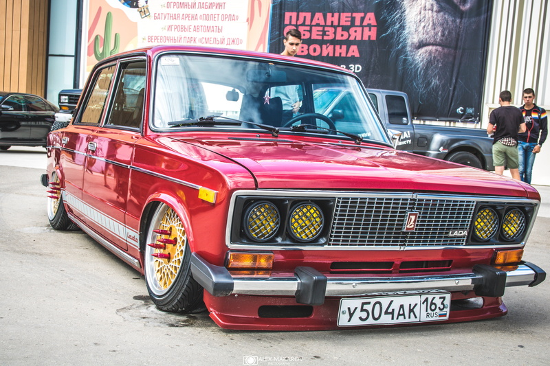 Schoch, retro, Lada, VAZ, legend, red, 2106, 5K, classic, background