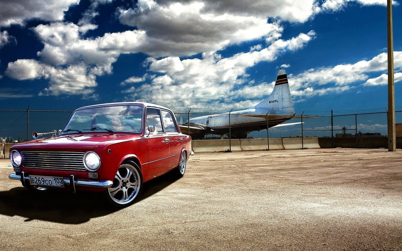 2101, russian, vaz, lada, cars, wall, 1080P