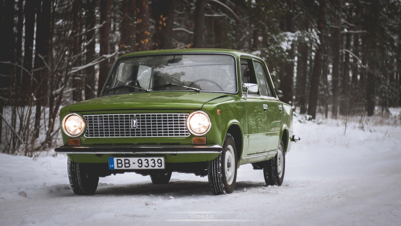 VAZ-2101, Vehicles, Green Car, 1080P