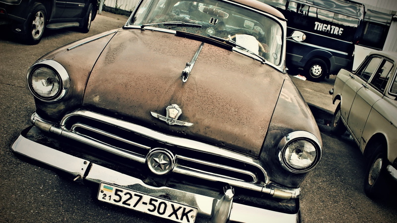 collectors Car, car, mode of Transport, outdoors, Volga, retro Styled, city, obsolete, day, USSR, nostalgia, bumper, old-fashioned, old, chrome