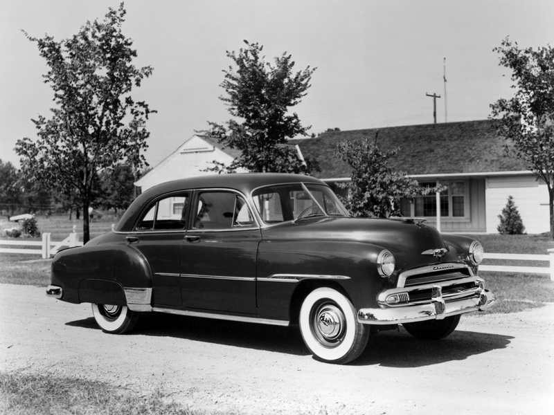 chevrolet, 1951, styleline, retro, deluxe, 2103 1069, 1080P, sedan, 4 door