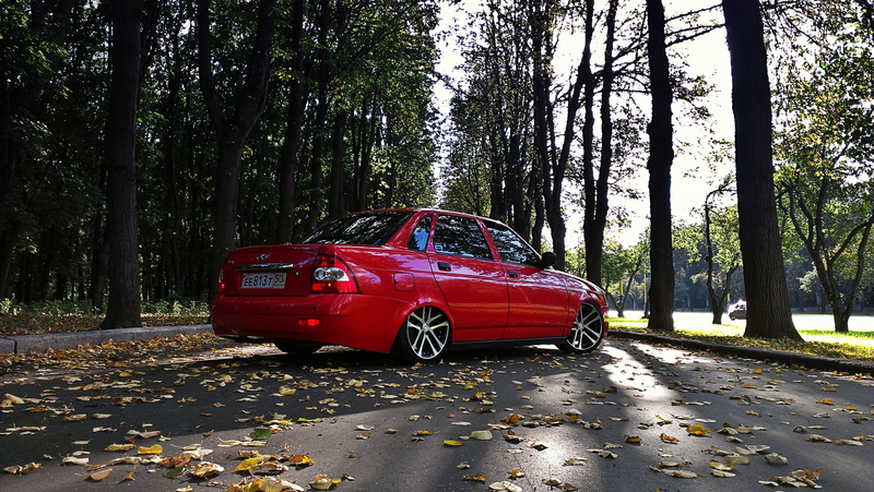 no People, red, tree, prior, hatchback, street, europe, nature, outdoors, ontario - Canada, woodland, retro Styled, leaves, drives, new, travel, land, 2K