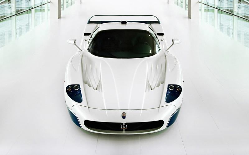 Maserati, 1080P, White, mc, Supercar, Color