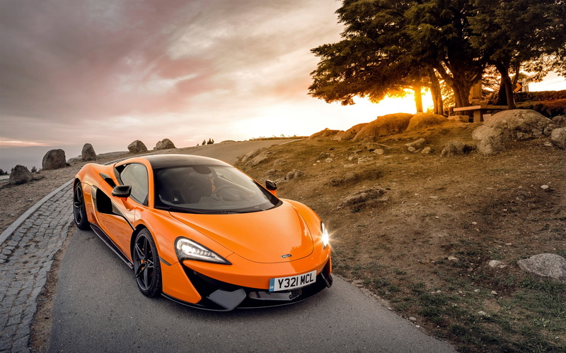 sports, Road, 570S, Orange, coupe, McLaren, s, 2K, Supercar