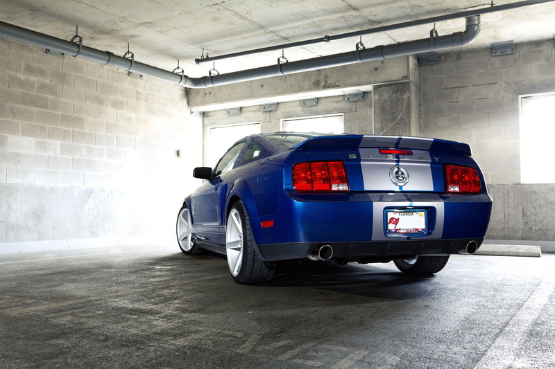 1080P, car, city, land vehicle, automobile industry, motor vehicle, coupe, one person, auto, rechange, Mustang, parking garage, gt500, architectural column