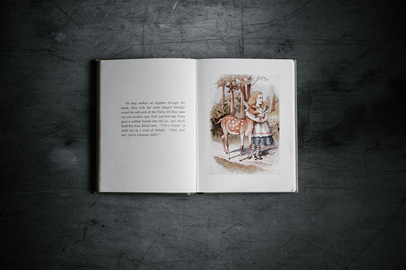 love, alice in wonderand, alice in wonderland, art, read, 4K, book, page, document, gift, picture, drawing, wood - Material, child, backgrounds, history
