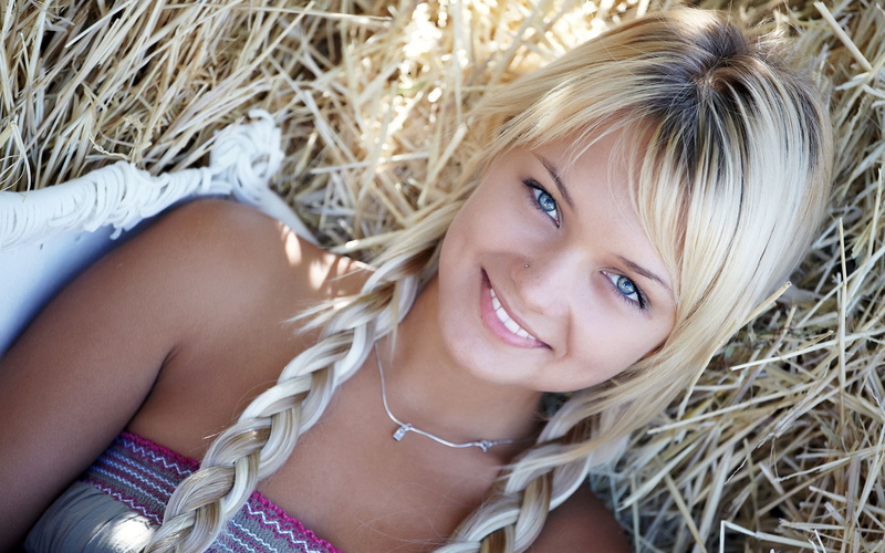 eyes, lada, blondes, hd, blue, women, people, 2K, d, art, faces