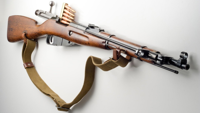 Weapons, 1080P, gun, music, arts culture and entertainment, weapon, single object, musical equipment, cut out, no people, Mosin Nagant Rifle, studio shot