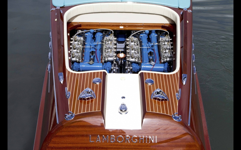 racing, lamborghini, superboat, race, 2K, engine, 1968, boat, riva, aquarama