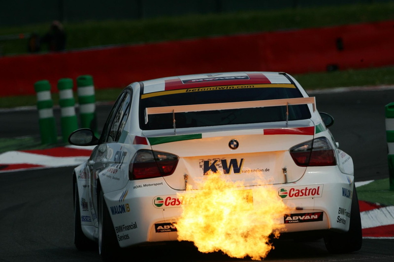race, car, flame, exhaust, 1080P, wtcc, white, cars, bmw