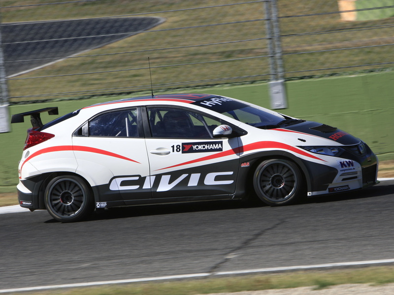 2013, honda, racing, race, wtcc, civic, 1080P
