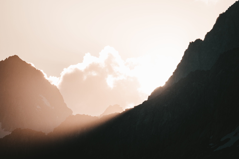 cliff, drama, golden hour, rough, silhouette, rock - Object, edge, mountain Peak, nature, 5K, mist, mountain, landscape, china - East Asia, dramatic sky