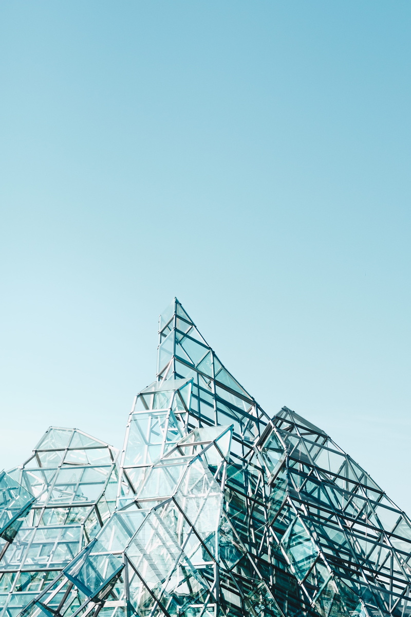 oslo, architecture, abstract, 5K, gray, copy space, minimal, steel, clear sky, nature, structure, teal, norway, day, high, momument, built structure, sculpture