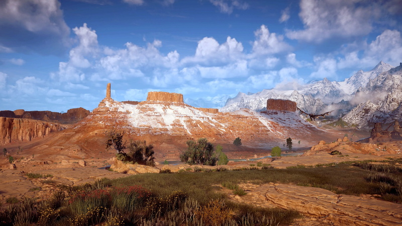 landscape, travel destinations, 4K, tranquility, nature, snow, climate, non-urban scene, solid, physical geography, sky, travel, outdoors, PlayStation 4