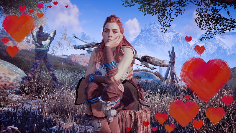 Aloy (Horizon: Zero Dawn), PlayStation, Horizon: Zero Dawn, screen shot, video games, video game characters, 4K, Horizon: Zero Dawn Frozen Wilds, video