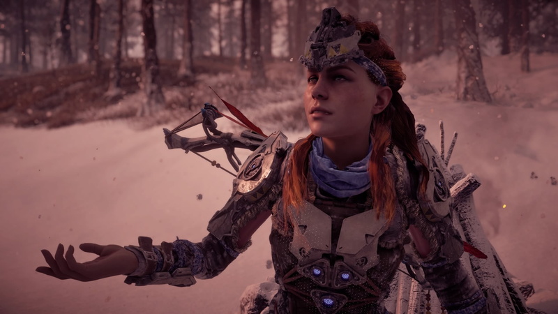 snow, Aloy (Horizon: Zero Dawn), Horizon: Zero Dawn, Horizon: Zero Dawn Frozen Wilds, 1080P, redhead