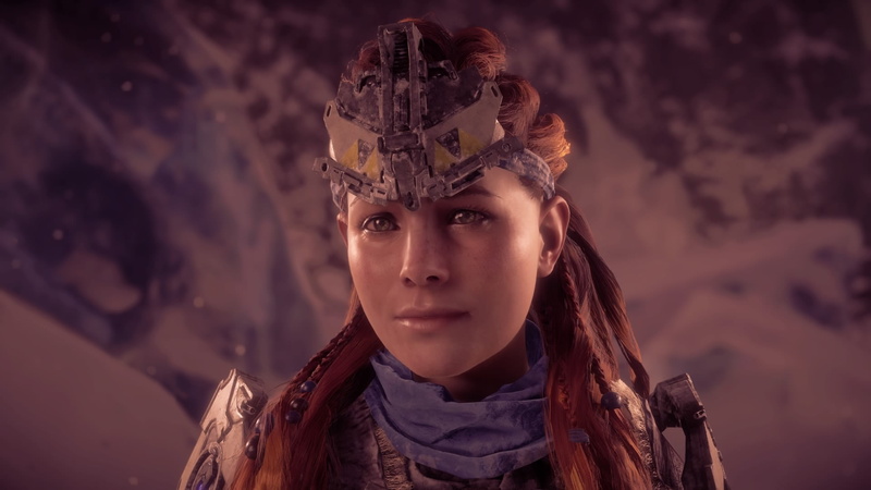 Horizon: Zero Dawn, snow, redhead, Aloy (Horizon: Zero Dawn), 1080P, Horizon: Zero Dawn Frozen Wilds