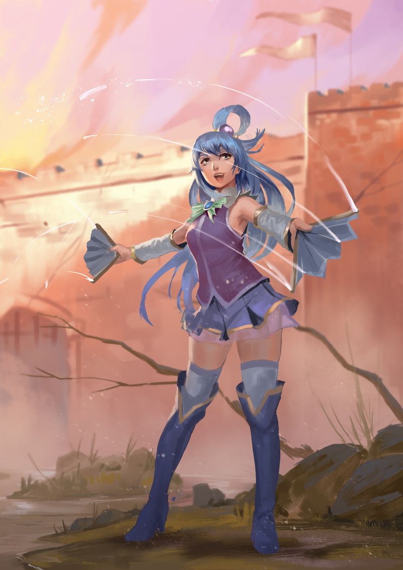 Aqua (character), 2K, fantasy Art