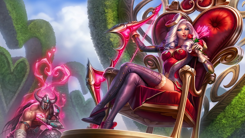 hd, ashe, statue, male likeness, representation, no people, nature, league, arts culture and entertainment, low angle view, 4K, day, heartseeker, costume