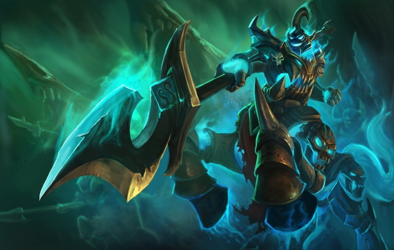 Hecarim (League Of Legends), security, Video Game, night, sculpture, green color, protection, 720P, art and craft, League Of Legends, nature, arts culture and entertainment