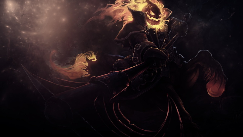1080P, Halloween, fantasy art, Hecarim