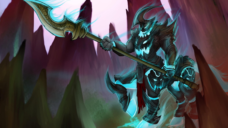hero, 3840x2160, legends, hecarim, 4K, weapon, league, league of legends, games, illustration