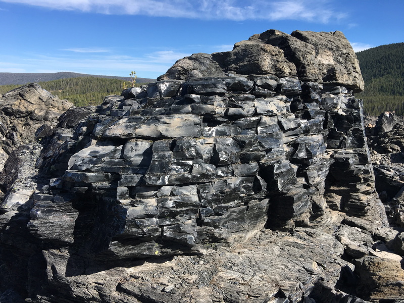 rock, physical geography, travel, beauty in nature, tranquil scene, rock formation, sunlight, landscape, volcano, formation, eroded, Obsidian, tranquility