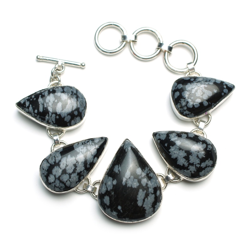 cabochon, silver, black, teardrop, colored, elegance, group of objects, still life, stones, high angle view, fashion, snowflake obsidian, white, green