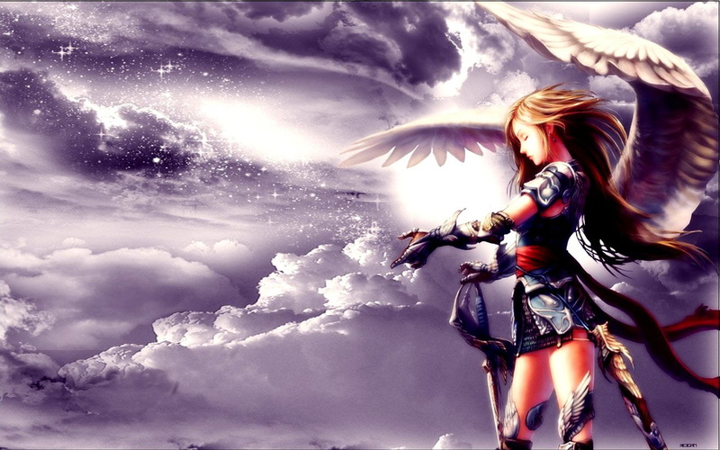 nature, day, wielding, creativity, cold temperature, beauty in nature, women, art and craft, Anime, people, adult, human representation, 720P, cloud - sky