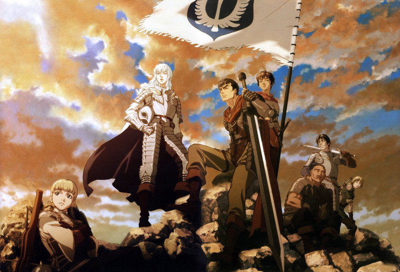 Berserk, built structure, military, illustration, weapon, no people, man, sculpture, Anime, nature, government, cloud - sky, day, the past, art and craft
