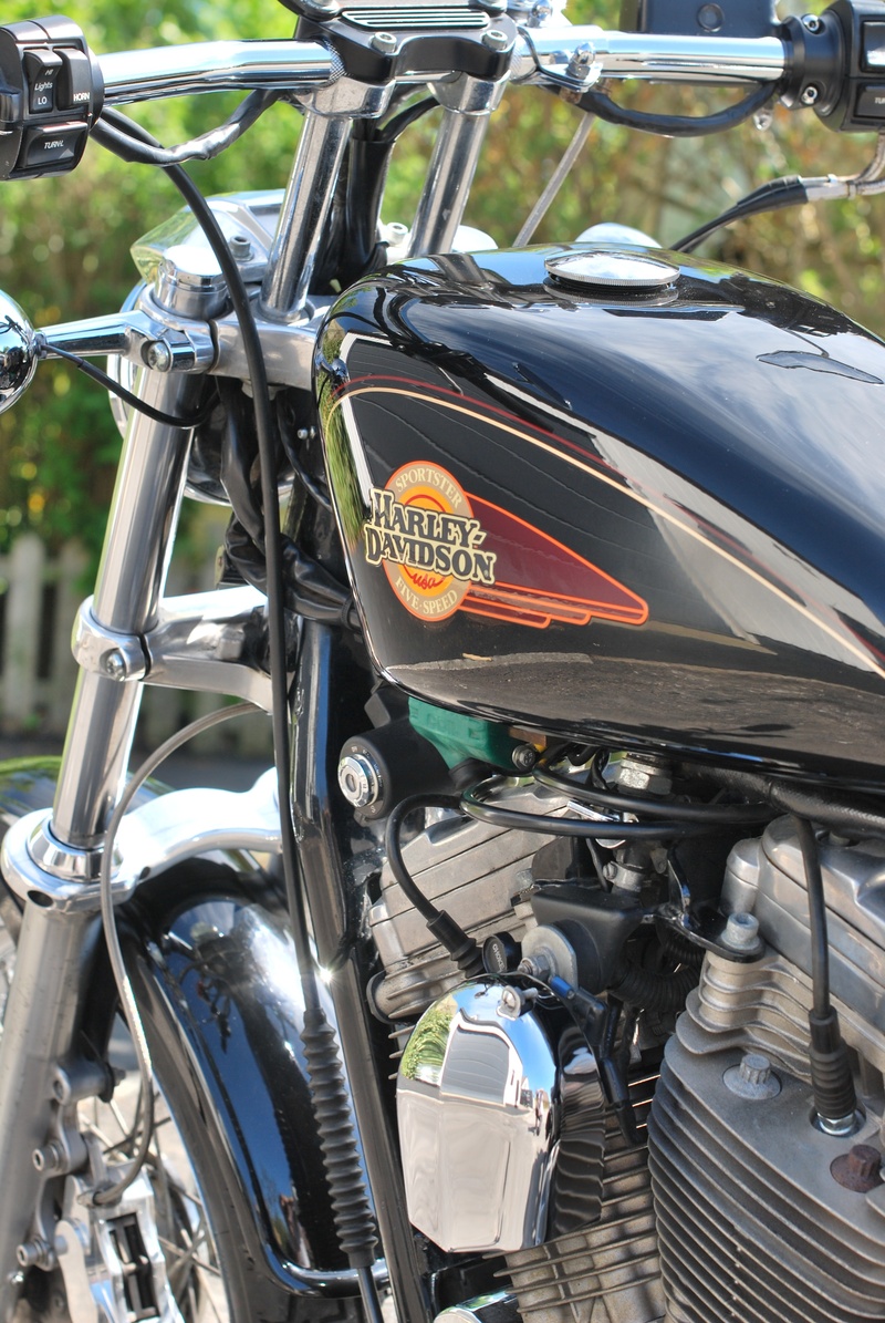 4K, travel, retro styled, motorbike, focus on foreground, harley-davidson, mode of transportation, handlebar, bicycle, land vehicle, transportation, sportster