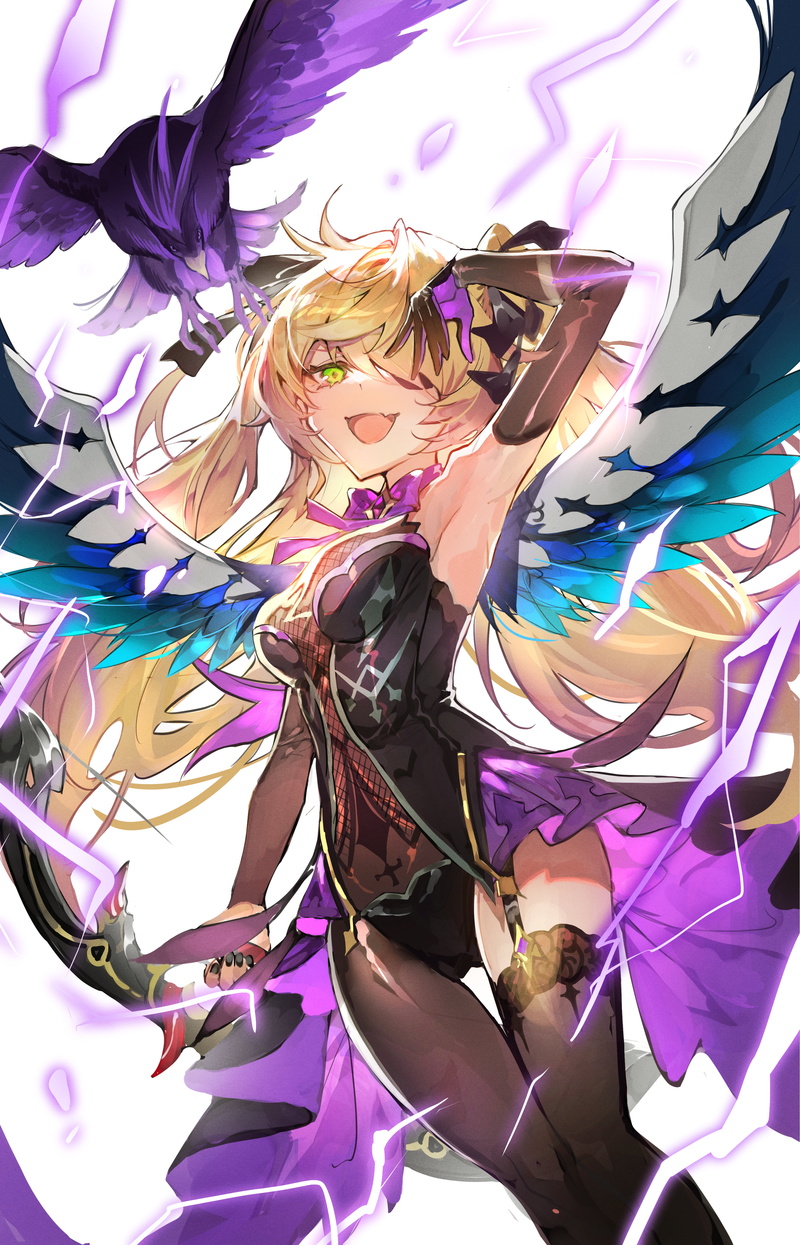 2D, anime games, 4K, Pixiv, feixieer, Genshin Impact