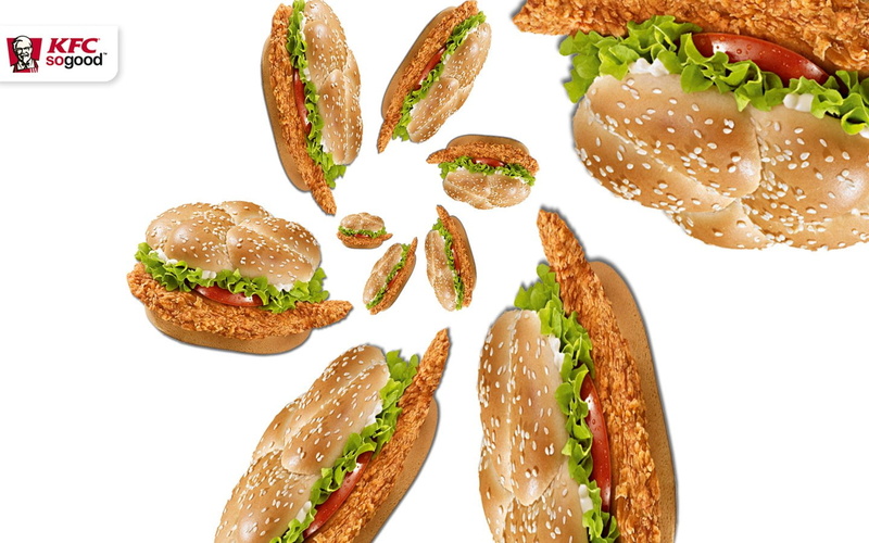 Food, Sandwich, KFC, 720P