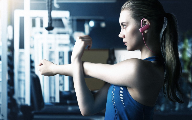 wireless Bluetooth acoustics, wireless sports headphones, Audio-Technica ATH-SPORT50BT, Audio Equipment, 2K, Audio-Technica, Wireless Sporting Headphones