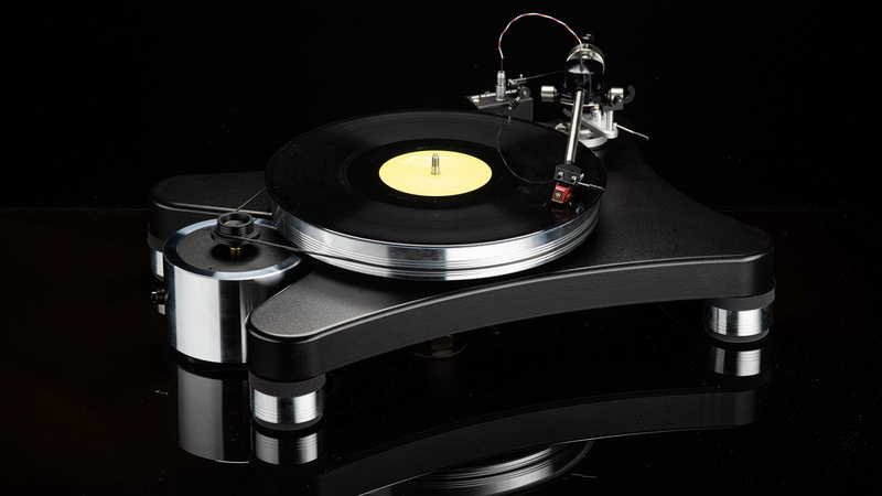 vinyl, technology, music, black background, simple background, audio-technica, 2K