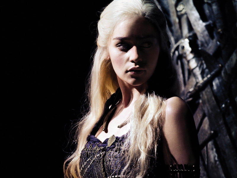 tv series, game, women, 720P, targaryen, thrones, resolution, wide, clarke, house, celebrity, emilia