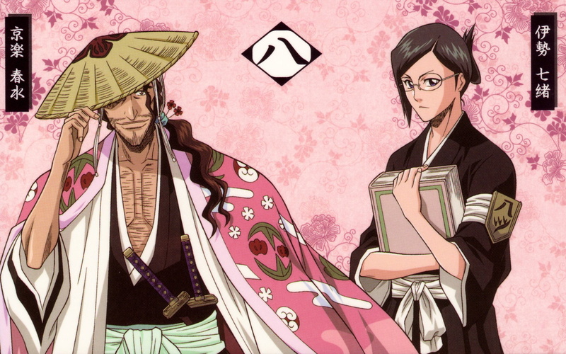 Bleach, Nanao Ise, Shunsui Kyōraku, 1080P